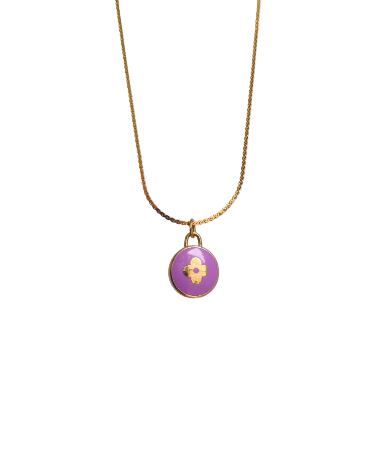 Authentic Louis Vuitton Rosewood Pastilles Pendant- Reworked Necklace