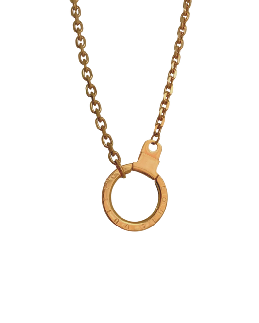 Authentic Louis Vuitton Ring- Reworked Necklace