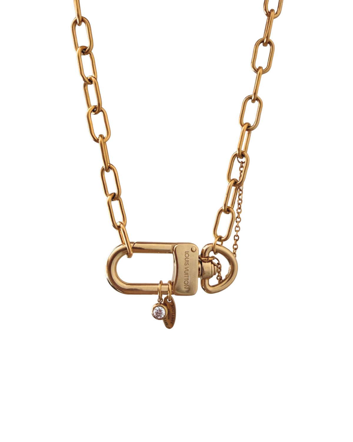 Authentic Louis Vuitton Clasp Carabiner - Reworked Necklace