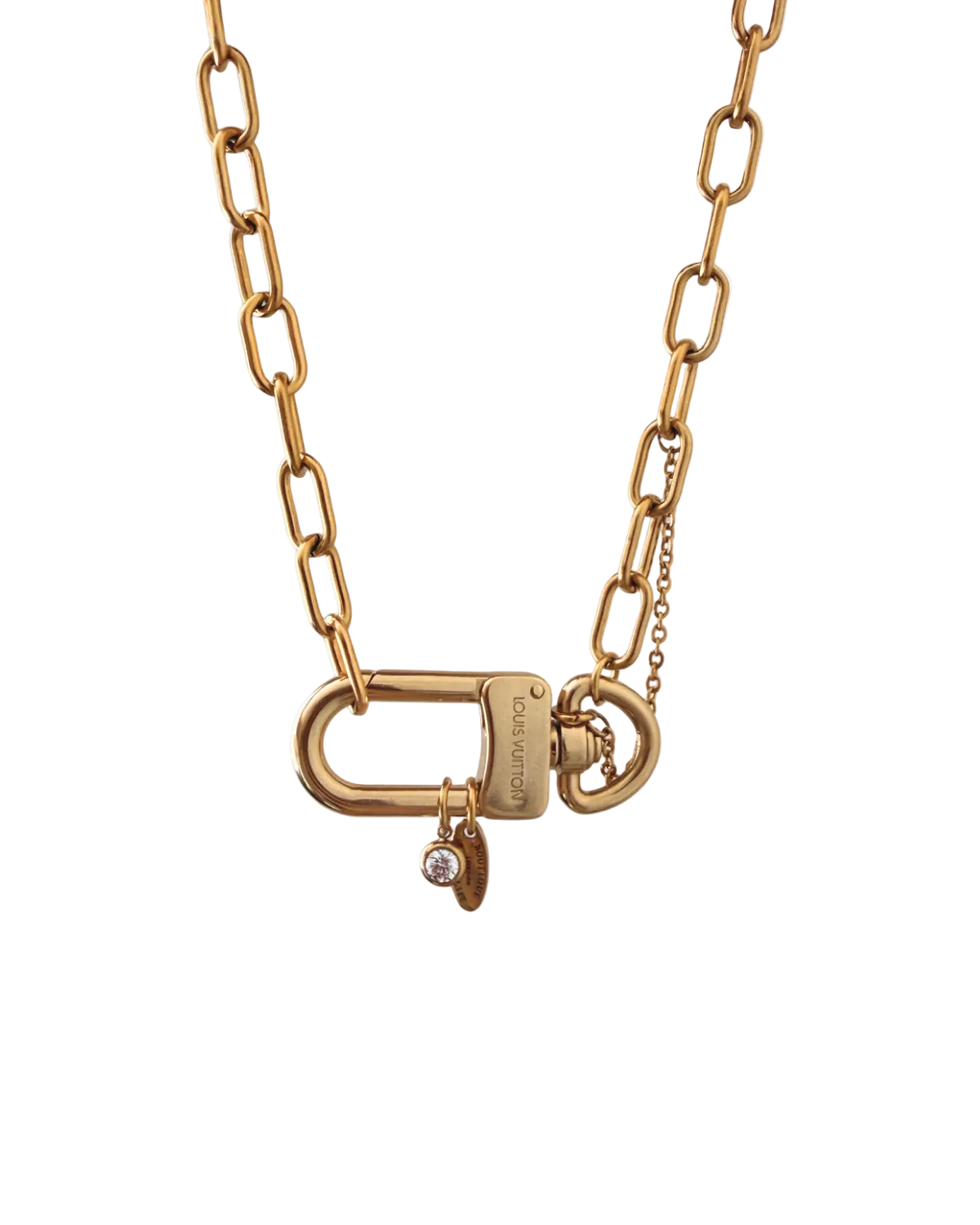 Authentic Louis Vuitton Clasp Carabiner - Reworked Necklace