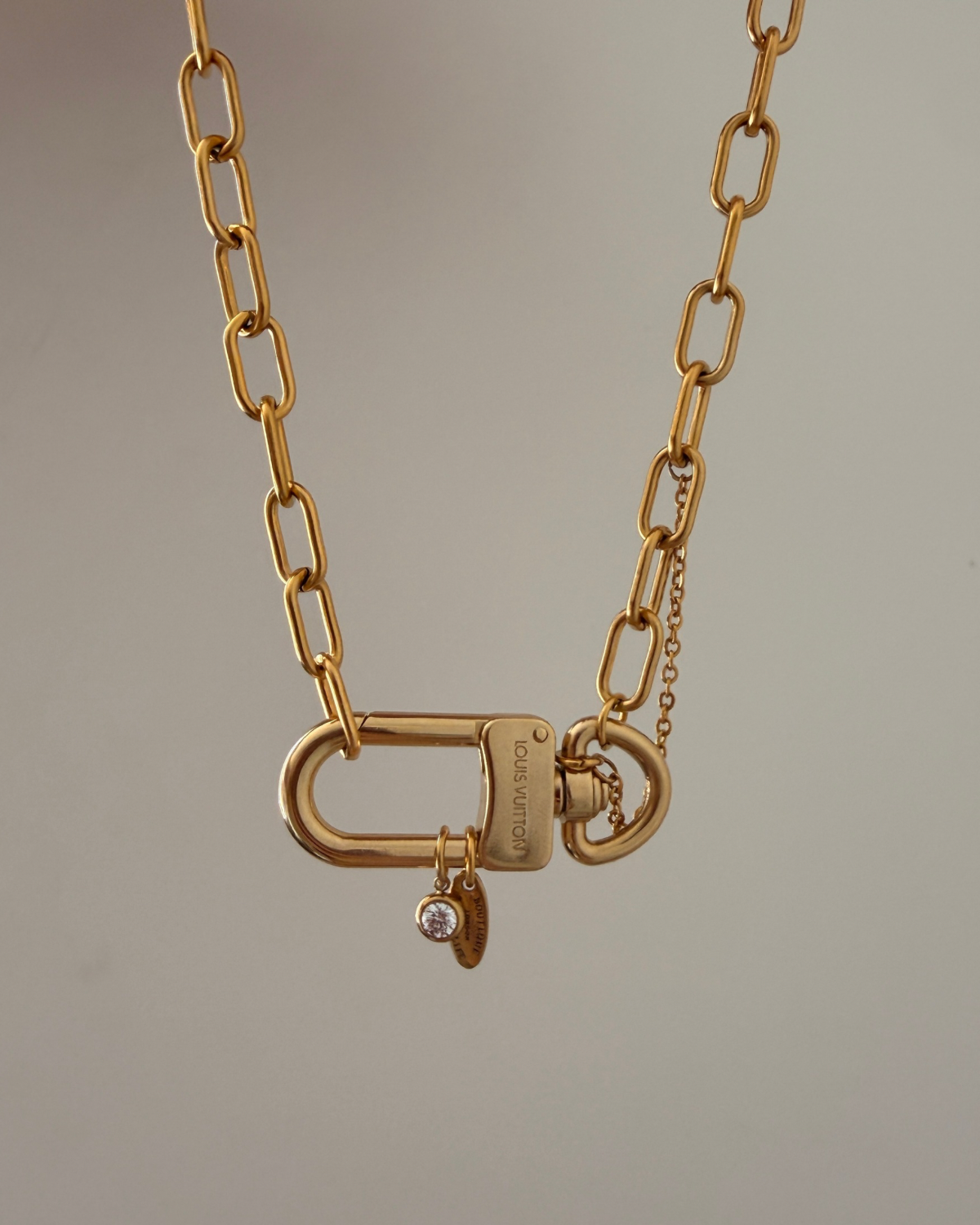 Authentic Louis Vuitton Clasp Carabiner - Reworked Necklace