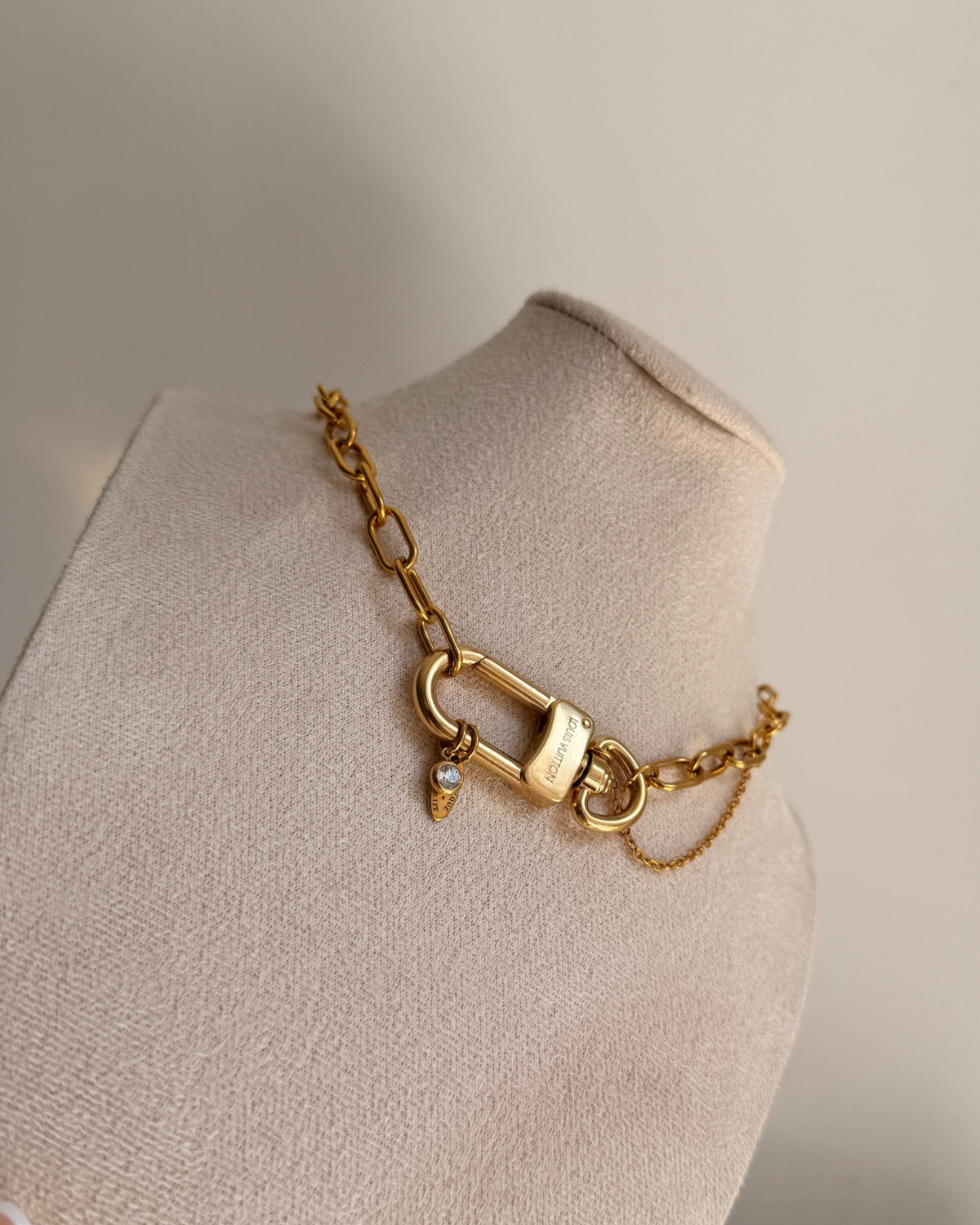 Authentic Louis Vuitton Clasp Carabiner - Reworked Necklace