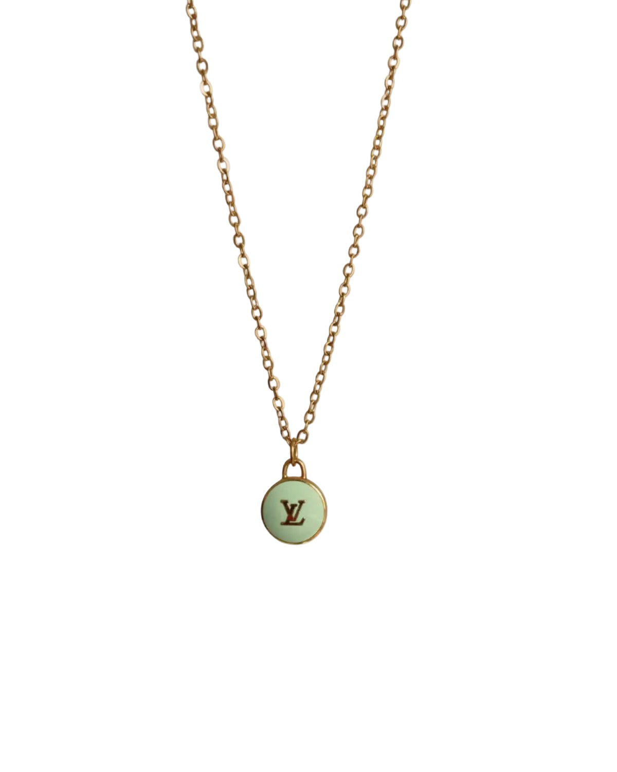 Authentic Louis Vuitton Reworked Mint Pastilles Pendant