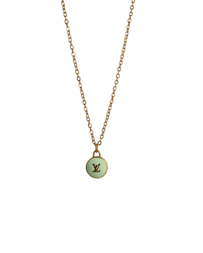 Authentic Louis Vuitton Reworked Mint Pastilles Pendant
