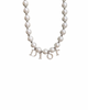 Authentic Dior Spellout  Crystal -  Necklace on Pearls