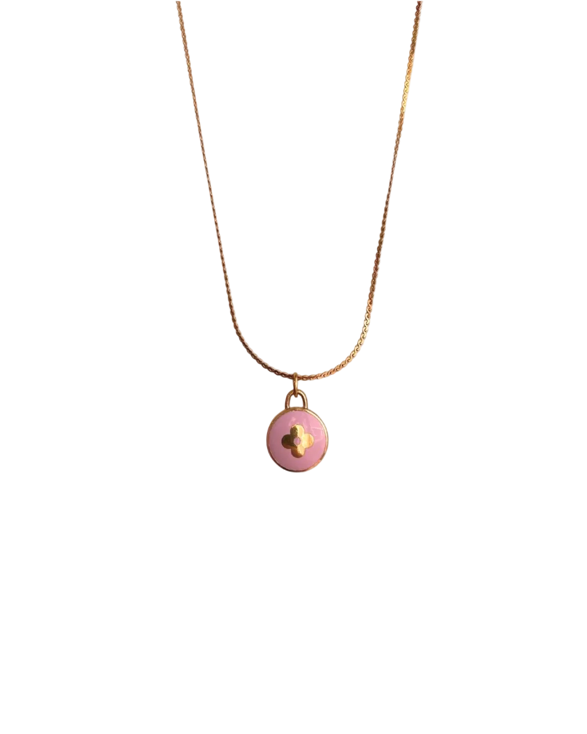 Authentic Louis Vuitton Purple Pendant- Necklace