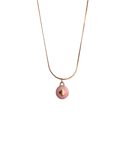 Authentic Louis Vuitton Purple Pendant- Necklace