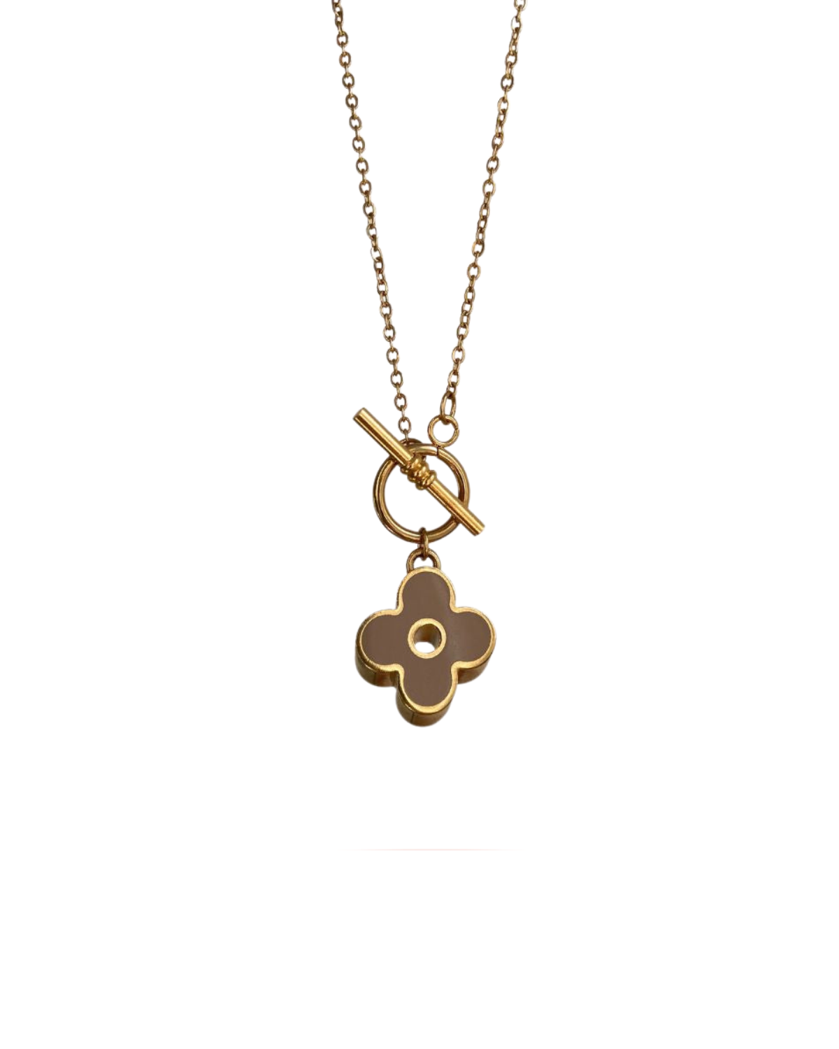 Authentic Louis Vuitton Fleur Charm- Reworked Necklace