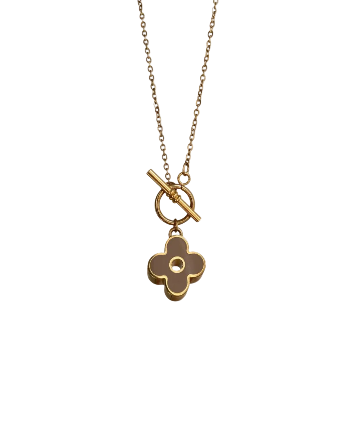 Authentic Louis Vuitton Fleur Charm- Reworked Necklace