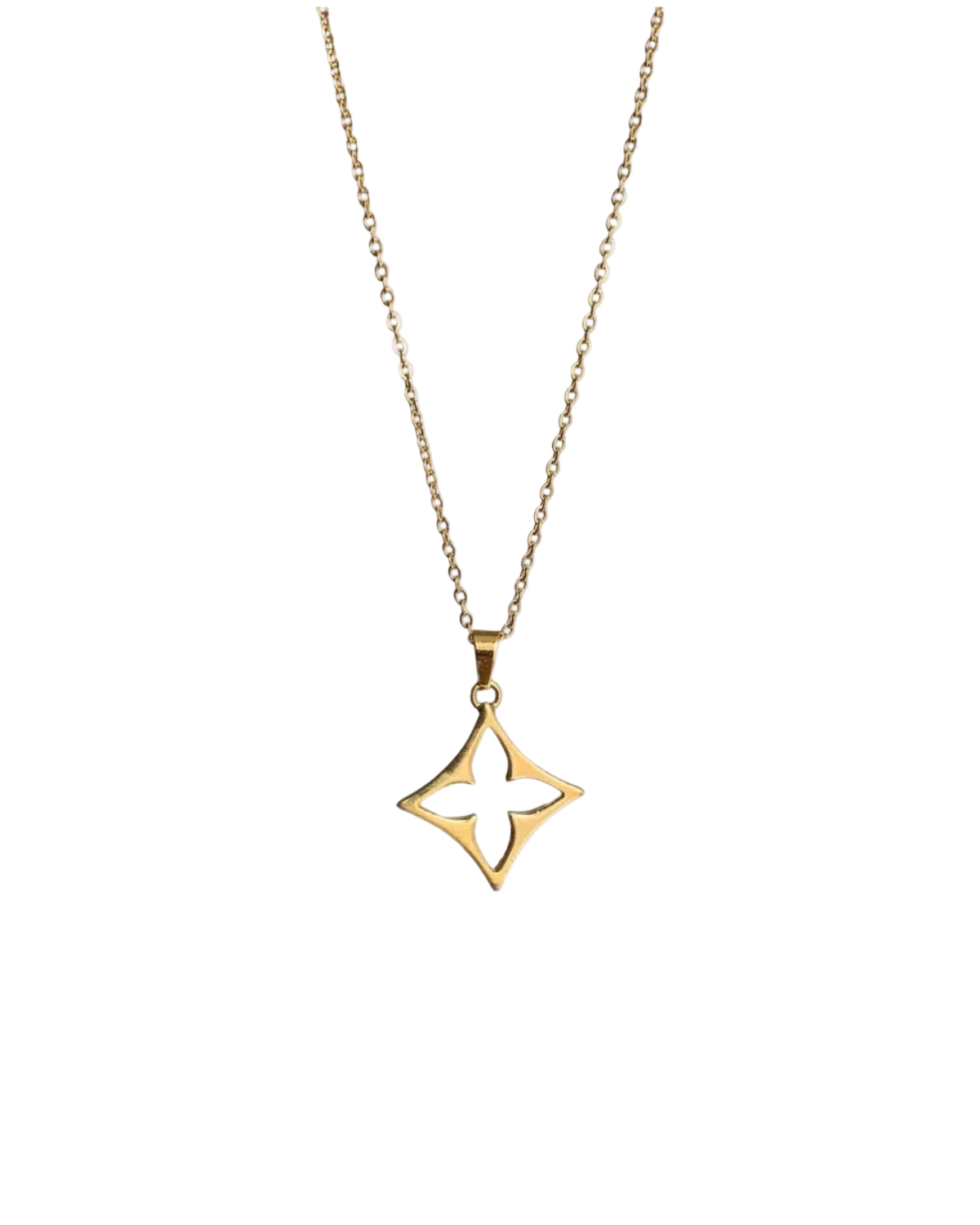 Authentic Louis Vuitton Fleur Charm- Reworked Necklace