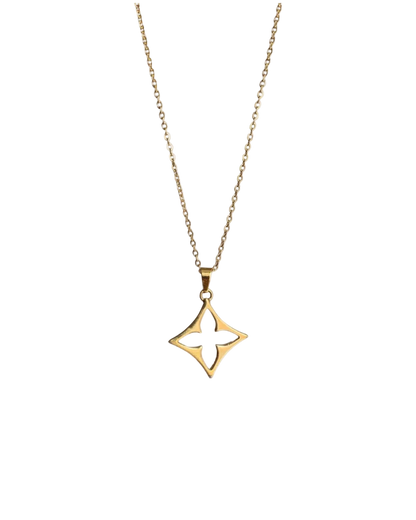 Authentic Louis Vuitton Fleur Charm- Reworked Necklace
