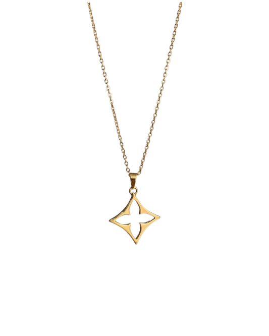 Authentic Louis Vuitton Fleur Charm- Reworked Necklace