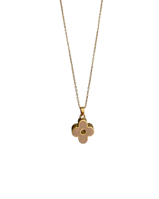 Authentic Louis Vuitton Fleur Charm- Reworked Necklace