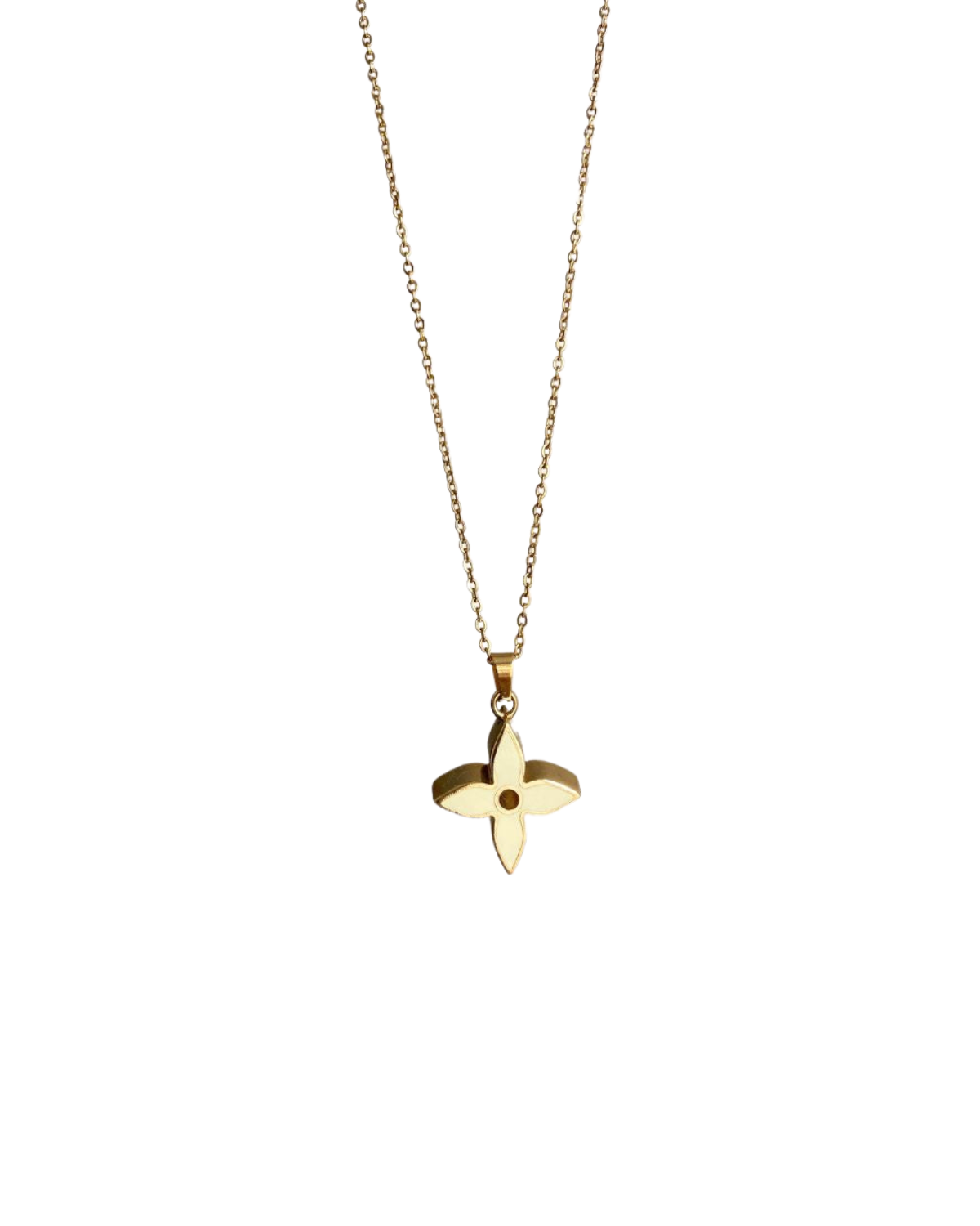 Authentic Louis Vuitton Fleur Charm- Reworked Necklace