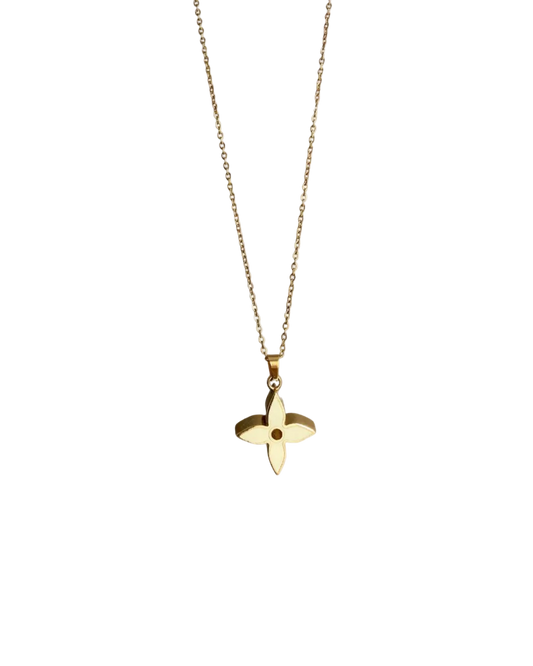 Authentic Louis Vuitton Fleur Charm- Reworked Necklace