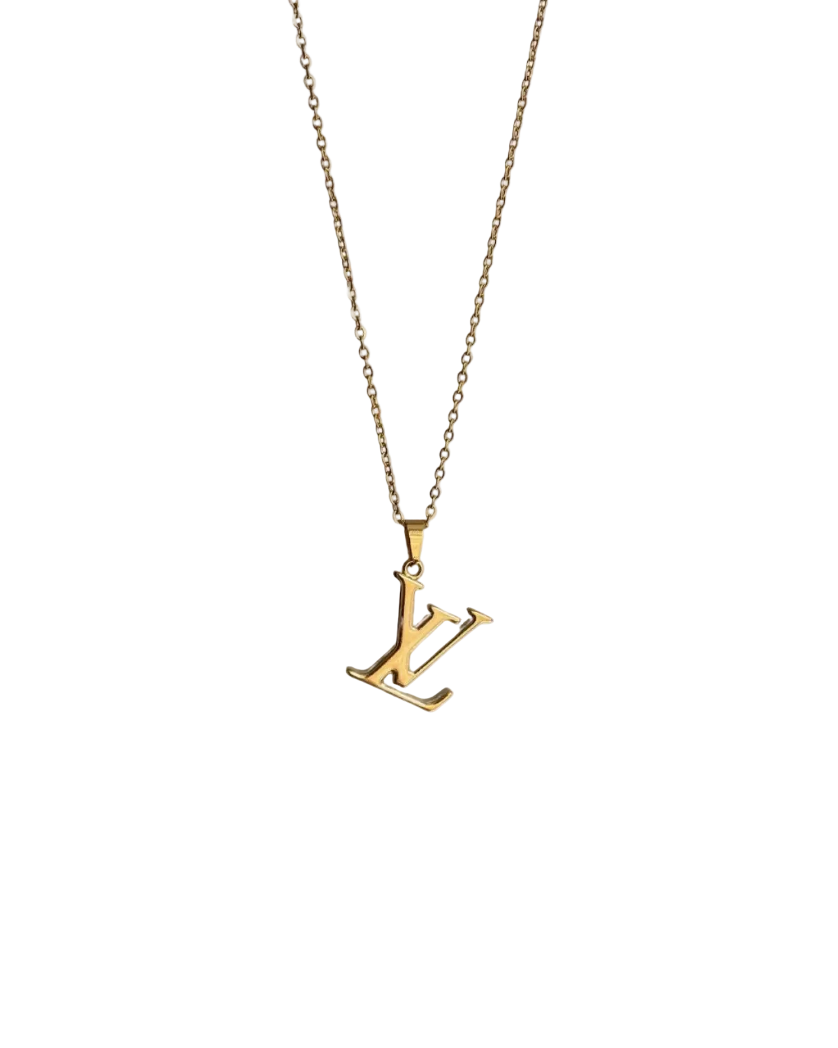 Authentic Louis Vuitton Fleur Charm- Reworked Necklace