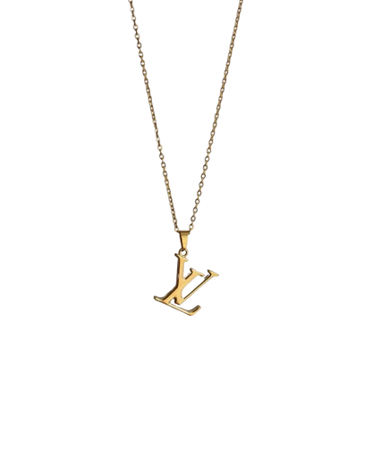 Authentic Louis Vuitton Fleur Charm- Reworked Necklace