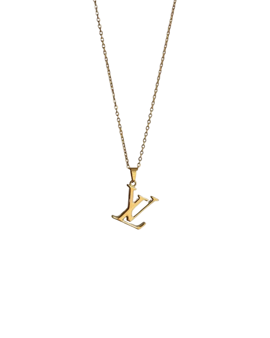 Authentic Louis Vuitton Fleur Charm- Reworked Necklace