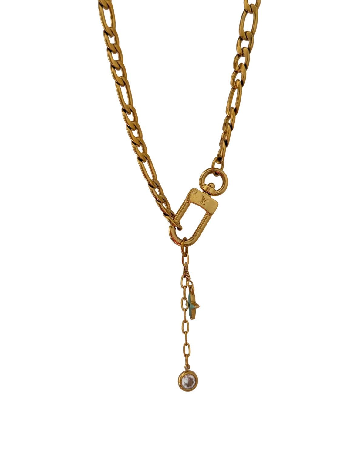 Authentic Louis Vuitton Clasp Reworked Necklace