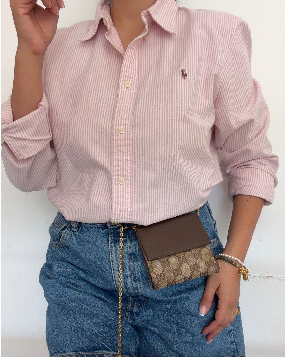 Authentic Preowned Gucci Wallet Repurposed Waist Belt