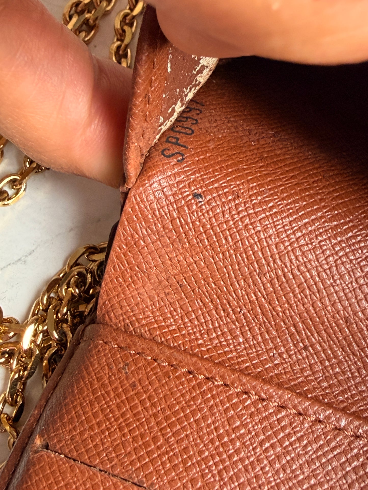 Authentic Preowned Louis Vuitton Wallet Repurposed Mini Belt