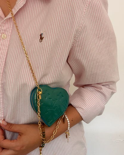 Authentic Louis Vuitton Coin Purse Vernis - Repurposed Mini Bag