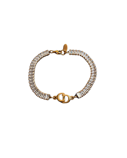 Authentic Dior CD Initials Pendant- Reworked Bracelet