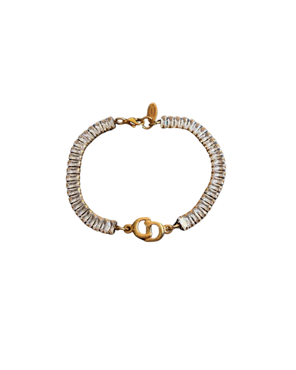 Authentic Dior CD Initials Pendant- Reworked Bracelet