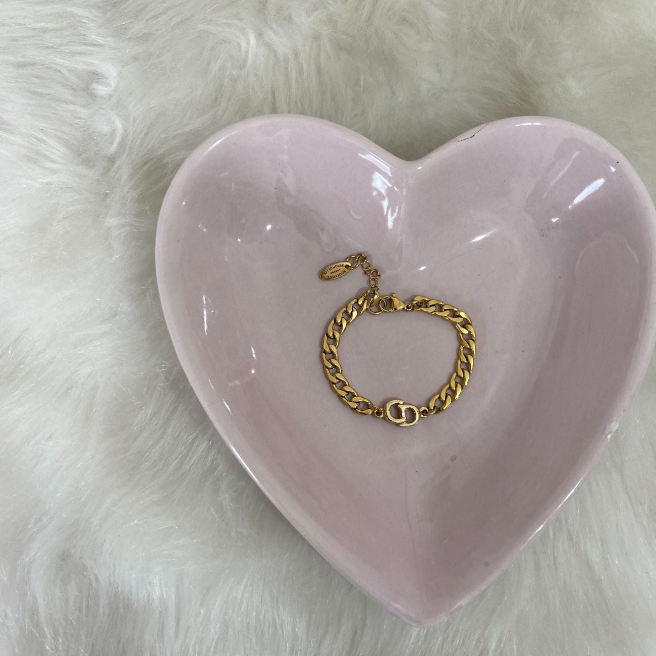 Authentic Dior CD initials Pendant- Reworked Set Choker & Bracelet