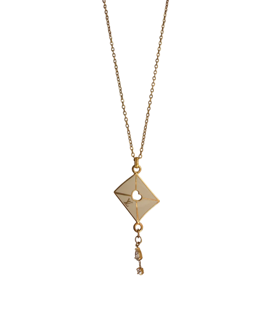 Authentic Louis Vuitton Love Letter Reworked Necklace
