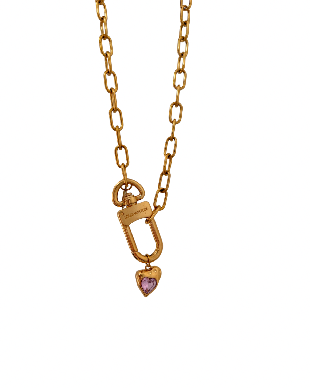 Authentic Louis Vuitton Clasp Reworked Necklace