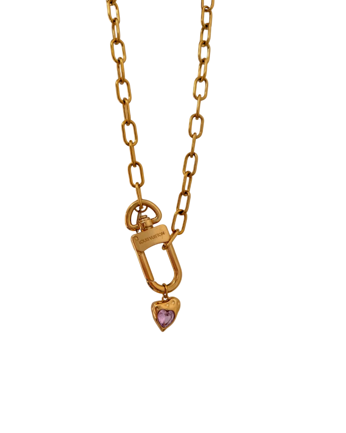Authentic Louis Vuitton Clasp Reworked Necklace