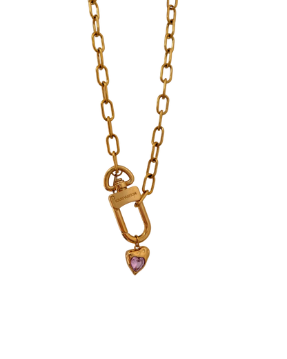 Authentic Louis Vuitton Clasp Reworked Necklace