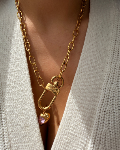Authentic Louis Vuitton Clasp Reworked Necklace
