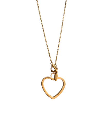 Authentic Louis Vuitton Coeur Big Charm- Reworked Necklace