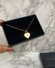 Authentic Louis Vuitton Heart Reworked Dainty Necklace