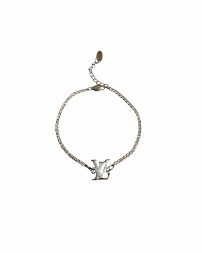 Authentic Louis Vuitton Logo - Reworked Tennis Bracelet