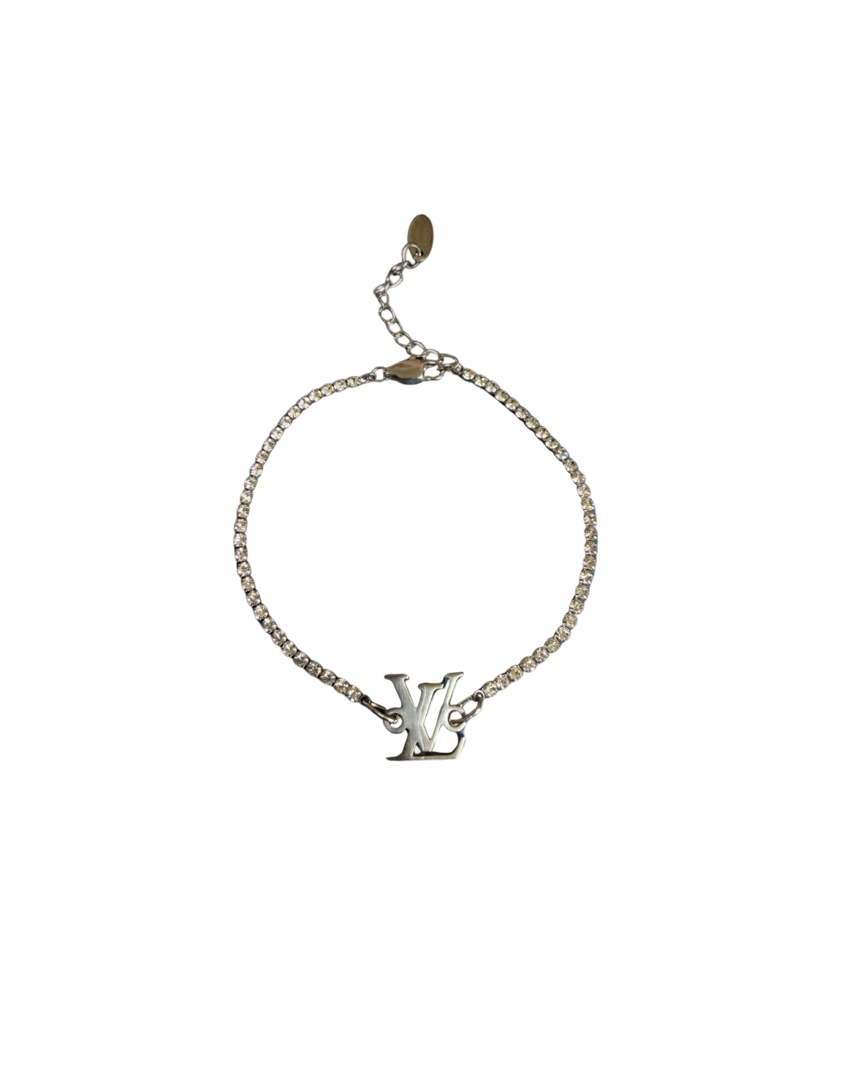 Authentic Louis Vuitton Logo - Reworked Tennis Bracelet