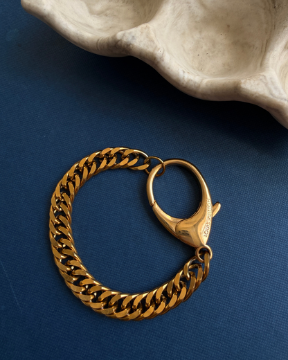 Repurposed Authentic Louis Vuitton Clasp - Bracelet