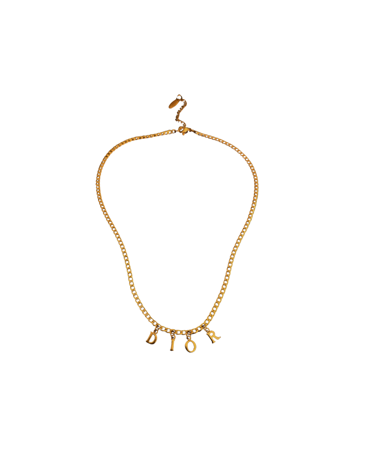 Authentic Dior Pendant speallout- Repurposed Necklace