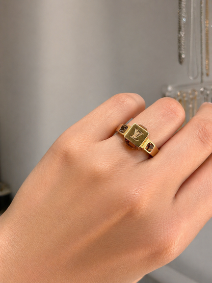 Louis Vuitton Gamble Ring with box