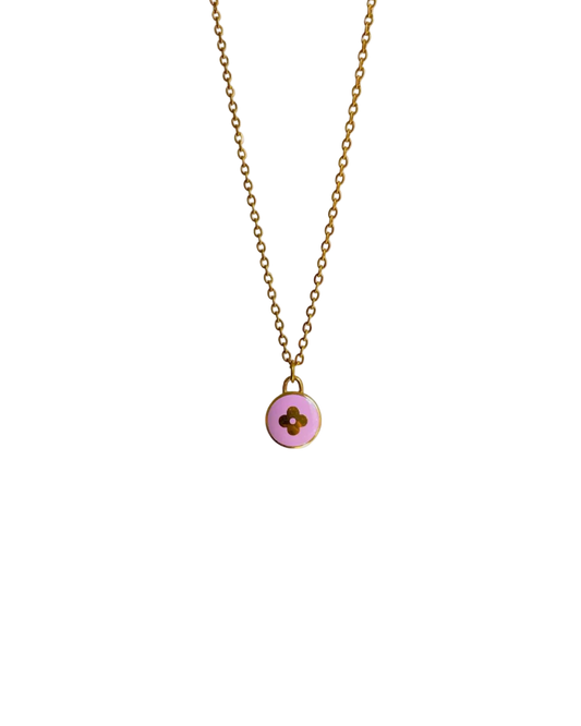 Authentic Louis Vuitton Pendant Lavender - Necklace