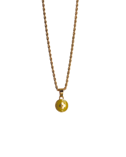 Authentic Louis Vuitton Green Pear Pendant Pastilles