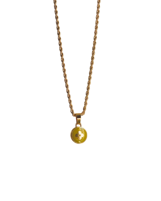 Authentic Louis Vuitton Green Pear Pendant Pastilles