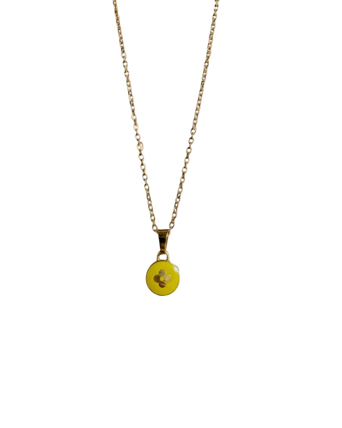 Authentic Louis Vuitton Green Pear Pendant Pastilles- Necklace