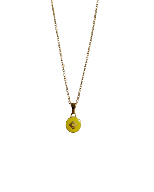 Authentic Louis Vuitton Green Pear Pendant Pastilles- Necklace