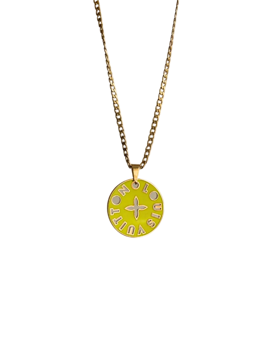 Authentic Looping Louis Vuitton Charm - Necklace