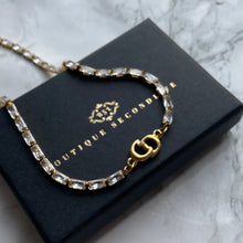 Load image into Gallery viewer, Authentic Dior CD initials Pendant- Reworked Mini Diamante Choker