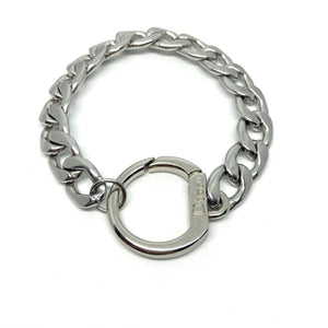 Authentic Dior Clasp Pendant- Reworked Bracelet