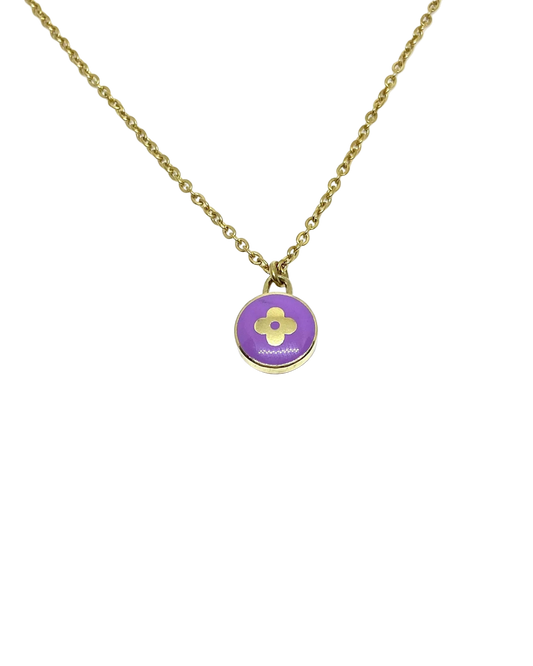 Authentic Louis Vuitton Rosewood Pendant- Necklace